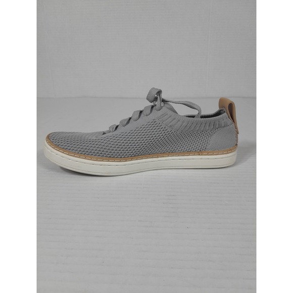 UGG Sidney Shoes  Knit Comfort Wedge Lace Up Sneakers Women Sz 5 - Picture 7 of 9